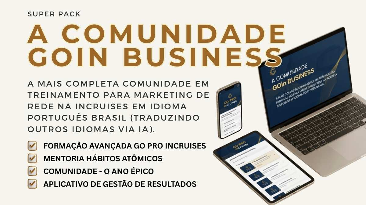 Acesso Premium – Comunidade GOin Business (All Inclusive) inCruises